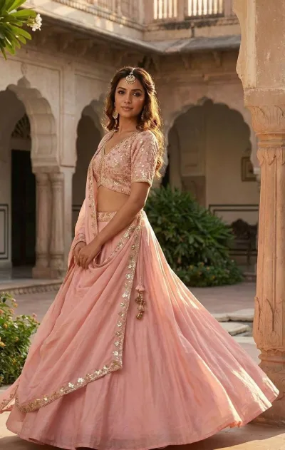 Royal Bridal Embroidered Lehenga